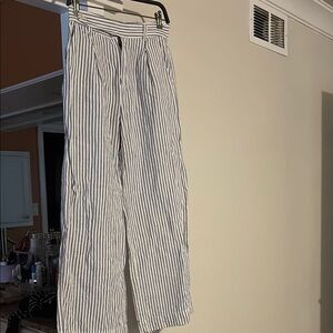 Striped linen Pants
